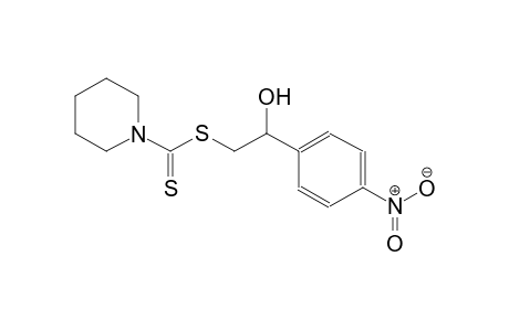 2-hydroxy-2-(4-nitrophenyl)ethyl 1-piperidinecarbodithioate