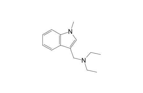 diethyl-[(1-methylindol-3-yl)methyl]amine