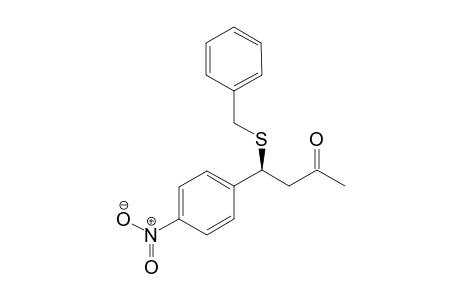 (S)-4-Benzylsulfanyl-4-(4'-nitro-phenyl)-butan-2-one