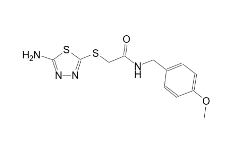 2-[(5-amino-1,3,4-thiadiazol-2-yl)sulfanyl]-N-(4-methoxybenzyl)acetamide