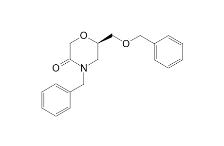 (R)-(+)-4-(N-Benzyl)-6-[(benzyloxy)methyl]-2,3,5,6-tetrahydro-1,4-oxazin-3-one