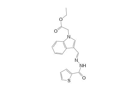 [3-[(thiophene-2-carbonyl)-hydrazonomethyl]-indol-1-yl]-acetic acid ethyl ester