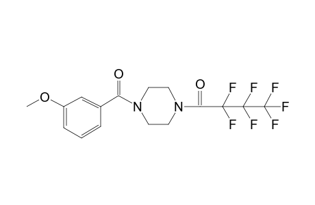 2,2,3,3,4,4,4-Heptafluoro-1-(4-(3-methoxybenzoyl)piperazin-1-yl)butan-1-one