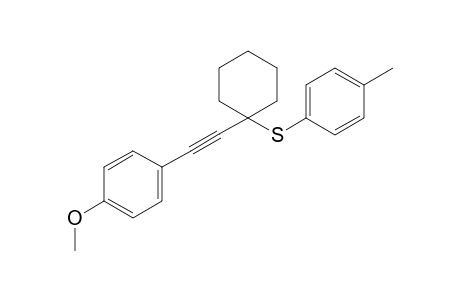 {1-[(4-Methoxyphenyl)ethynyl]cyclohexyl} (p-Tolyl) Sulfide