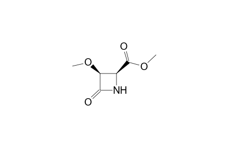 (2S,3S)-3-methoxy-4-oxo-2-azetidinecarboxylic acid methyl ester