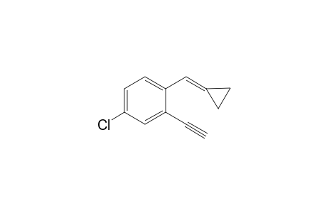 4-Chloro-1-(cyclopropylidenemethyl)-2-ethynylbenzene