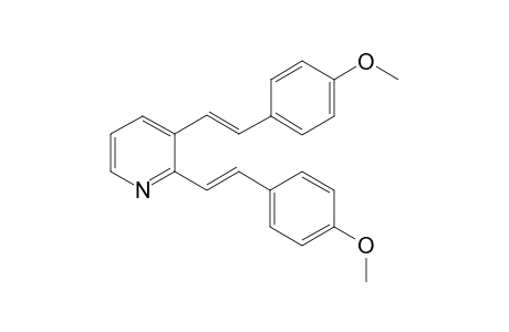 2,3-Bis[(E)-2-(4-methoxyphenyl)ethenyl]pyridine