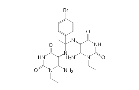 5,5'-((1-(4-bromophenyl)ethane-1,1-diyl)bis(azaneylylidene))bis(6-amino-1-ethyldihydro-pyrimidine-2,4(1H,3H)-dione)