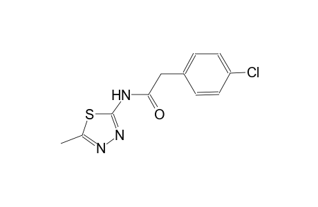 2-(4-chlorophenyl)-N-(5-methyl-1,3,4-thiadiazol-2-yl)acetamide