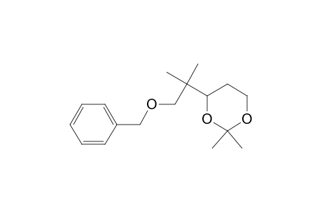 4-[2'-(Benzyloxy)-1',1'-dimethylethyl]-2,2-dimethyl-1,3-dioxane
