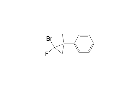 Benzene, (2-bromo-2-fluoro-1-methylcyclopropyl)-, trans-