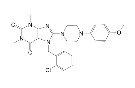 7-(2-chlorobenzyl)-8-[4-(4-methoxyphenyl)-1-piperazinyl]-1,3-dimethyl-3,7-dihydro-1H-purine-2,6-dione