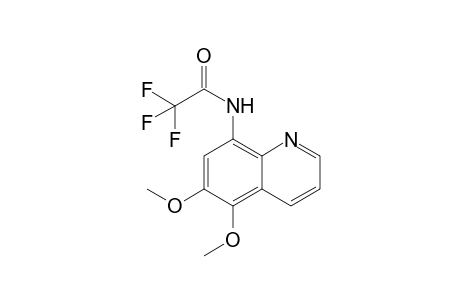 N-(5,6-dimethoxy-8-quinolinyl)-2,2,2-trifluoroacetamide