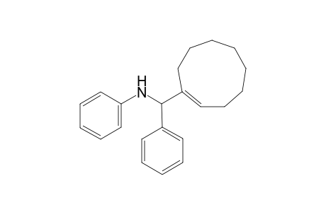 (E)-N-(Cyclonon-1-en-1-yl(phenyl)methyl)aniline