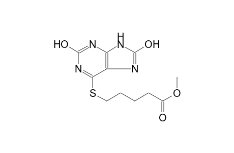 methyl 5-[(2,8-dihydroxy-9H-purin-6-yl)sulfanyl]pentanoate