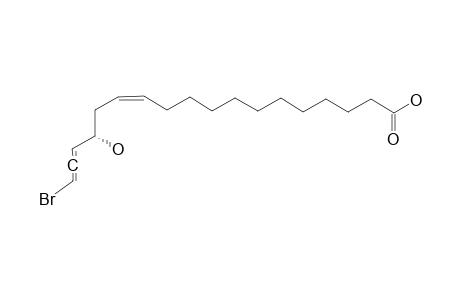 (12Z,15S,18S)-15-HYDROXY-18-BROMO-12,16,17-OCTADECATRIENOIC-ACID