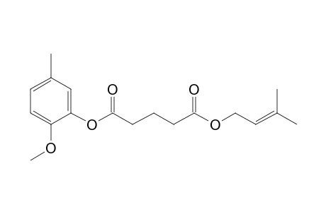 Glutaric acid, 3-methylbut-2-en-1-yl 5-methyl-2-methoxybenzyl ester