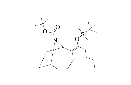 9-(tert-Butoxycarbonyl)-2-((Z)-1-(dimethyl-tert-butylsilyl)pentylidene)-9-azabicyclo[4.2.1]nonane