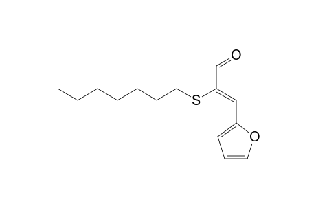 (Z)-2-Heptylthio-3-(2-furyl)propenal