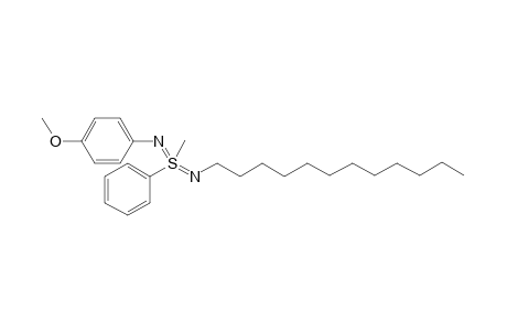 N-(4-Methoxyphenyl)-N'-dodecyl-S-methyl-S-phenyl sulfondiimine