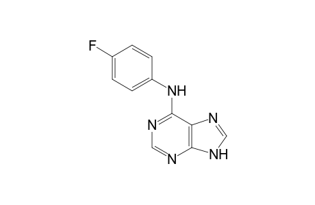 (p-Fluorophenyl)-[9H-purin-6-yl]amine