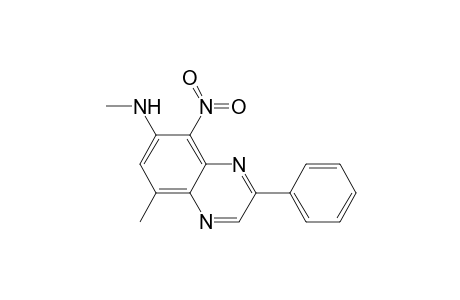 7-Methylamino-5-methyl-8-nitro-2-phenylquinoxaline