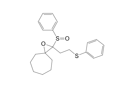 1-Oxaspiro[2.6]nonane, 2-(phenylsulfinyl)-2-[2-(phenylthio)ethyl]-