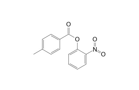 4-Methylbenzoic acid (2-nitrophenyl) ester
