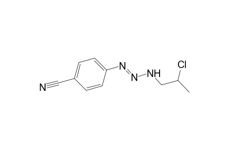 4-[2-(2-Chloranylpropylimino)hydrazinyl]benzenecarbonitrile