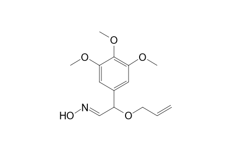 (1E)-2-allyloxy-2-(3,4,5-trimethoxyphenyl)acetaldehyde oxime