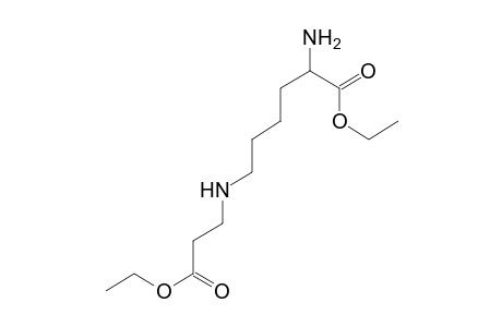 Ethyl 2-amino-6-((3-ethoxy-3-oxopropyl)amino)hexanoate