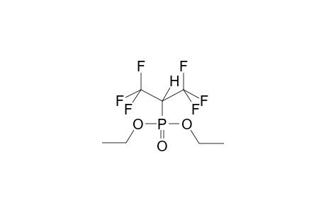 ALPHA-HYDROHEXAFLUOROISOPROPYLPHOSPHONIC ACID, DIETHYL ESTER