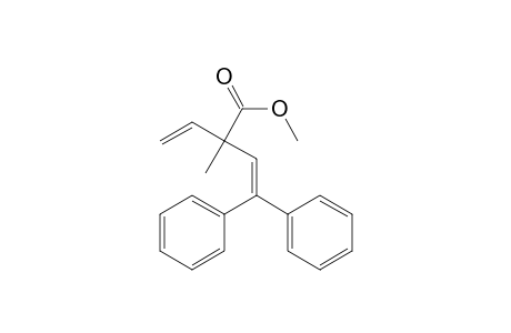 Methyl 2-Methyl-4,4-diphenyl-2-vinyl-3-butenoate
