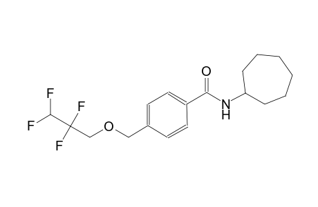 N-cycloheptyl-4-[(2,2,3,3-tetrafluoropropoxy)methyl]benzamide