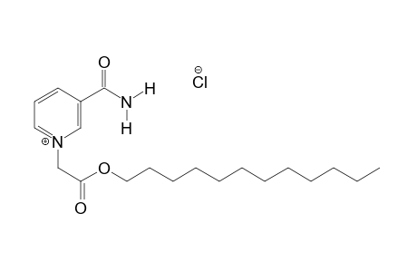 3-carbamoyl-1-(carboxymethyl)pyridinium chloride, dodecyl ester