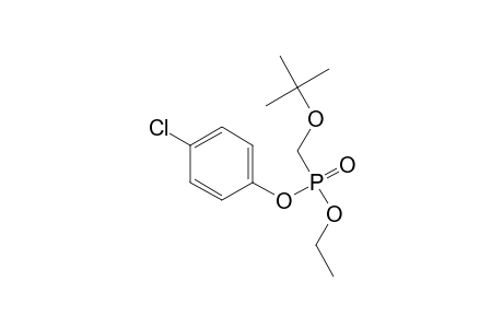 Phosphonic acid, [(1,1-dimethylethoxy)methyl]-, 4-chlorophenyl ethyl ester