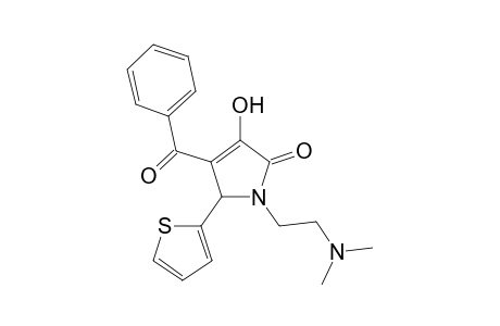 Pyrrol-2-one, 4-benzoyl-1-(2-dimethylaminoethyl)-3-hydroxy-5-thiophen-2-yl-1,5-dihydro-
