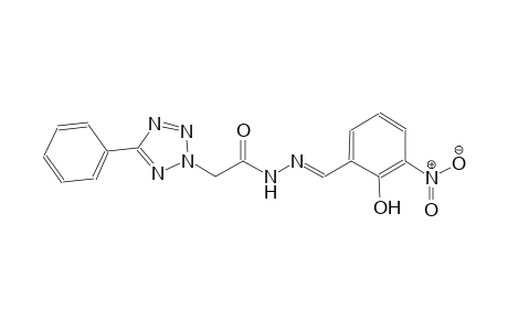 2H-tetrazole-2-acetic acid, 5-phenyl-, 2-[(E)-(2-hydroxy-3-nitrophenyl)methylidene]hydrazide