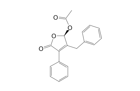4-BENZYL-5-ACETOXY-3-PHENYL-2(5H)-FURANONE