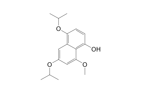 1-Naphthalenol, 8-methoxy-4,6-bis(1-methylethoxy)-