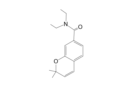2,2-Dimethyl-7-(N,N-diethylcarboxamido)-2H-1-benzopyran