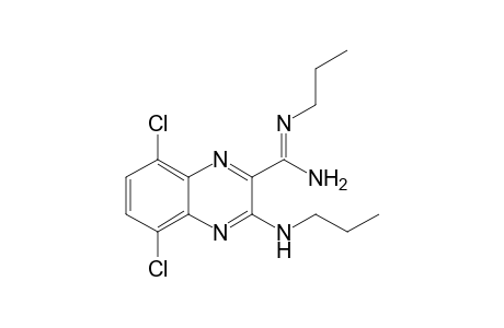 N-Propyl-(5,8-dichloro-3-propylamino-2-quinoxalinyl)carboxamidine