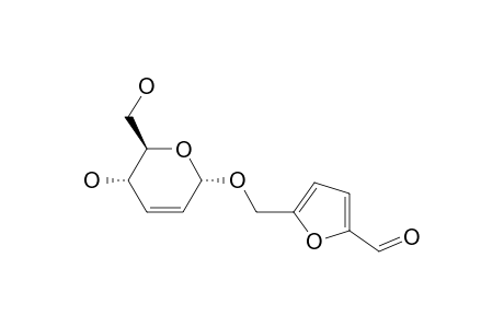 1'-(FURFURALDEHYDE-5'')-METHYL-2,3-DIDEOXY-ALPHA-D-ERYTHRO-HEX-2-ENOPYRANOSIDE