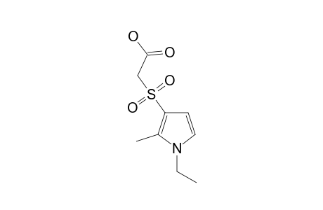 3-CARBOXYMETHYLSULFONYL-1-ETHYL-2-METHYLPYRROLE