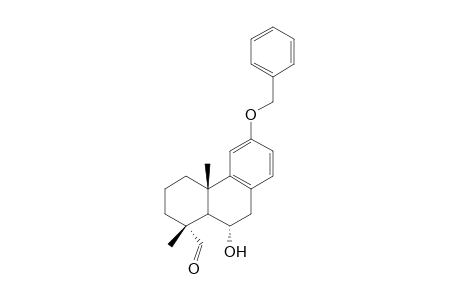 12-Benzyloxy-6.alpha.-hydroxypodocarpa-8,11,13-trien-15-al