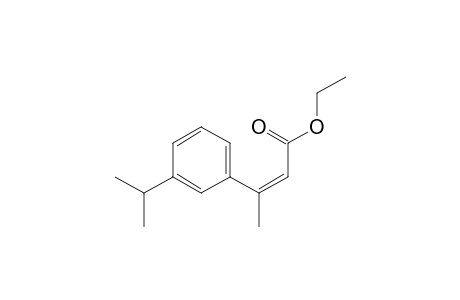 (Z)-3-(3-Isopropylphenyl)but-2-enoic acid ethyl ester