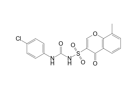 1-(4-Chlorophenyl)-3-(4-keto-8-methyl-chromen-3-yl)sulfonyl-urea