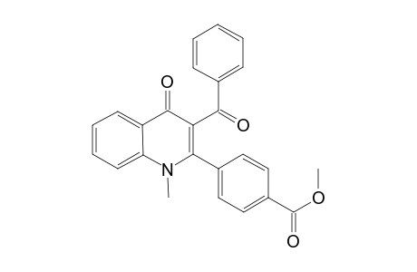 methyl 4-(3-benzoyl-1-methyl-4-oxo-2-quinolyl)benzoate
