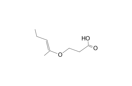 3-(1'-Methyl-2'-butenoxy)propanoic acid