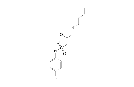 3-(BUTYLAMINO)-N-(4-CHLOROPHENYL)-2-HYDROXY-PROPANE-1-SULFONAMIDE